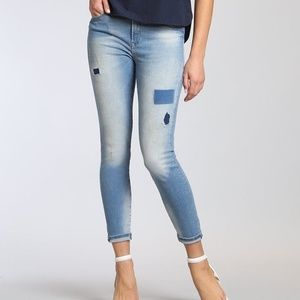 MAVI Jeans ADRIANA ANKLE Patched Mid-Rise NWT